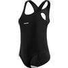 sesto senso Costume da Bagno Ragazza Colore Singolo Sportivo Costume Intero Opaco Bimba 158 BW691 Black Nero