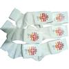 ROSSI CALZE Made in Italia Calzini Sanitari da Donna, Lana, Senza Elastico, Con Risvolto Che Aiuta Circolazione, 42% Lana, Comfort Massimo 3/6 Paia (IT, Numero, 38, 40, Regular, Regular, Bianco 6 Paia)