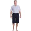 FERRUCCI COMFORT Pantalone Bermuda per Riabilitazione con Apertura Laterale a Cerniera Zip - Manipolazione, Anziani, Post-Intervento Chirurgico Sanitario