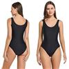 FLADY Period Swimwear - Costume intero per ragazze e donne, a prova di perdite, con protezione mestruale integrata, taglie da XS a 2XL, colore nero, flusso intenso