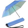 Knirps Ombrello tascabile Knirps Ultra US.050 Slim Manual - Ultra leggero e piatto - Resistente alle tempeste - Antivento - 21 cm