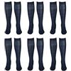 Intocco Calze Uomo Invernali in Lana Mista (6 e 3 Paia) - Poker Corto e Lungo, Termiche, Elasticizzate, Ideali per il Freddo, 100% Made in Italy (IT, Numero, 42, 44, Regular, Regular, Blu Lungo)