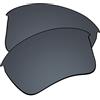 EZReplace Lenti di ricambio per occhiali da sole Oakley Half Jacket 2.0 XL OO9154 (lenti polarizzate), Specchio rivestito in policarbonato Ar aggiornato nero, Taglia unica