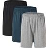 JINSHI Pantaloni Corti Pigiama da Uomo Morbide Modal Shorts da Salotto Biancheria da Notte