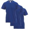 SADISRLS Payper Sunset T-Shirt Uomo 100% Cotone 155 g/m² Maglietta Manica Corta Girocollo Basic Confezione 3 o 5 Pezzi, Ideale per Lavoro e Uso Quotidiano (IT, Testo, XXL, Regular, Regular, 3, Blu Royal)