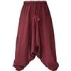 Gheri Little Kathmandu - Pantaloni ampi da uomo in cotone, tipo harem, con cavallo largo