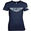 Top Gun: Maverick Licenza Ufficiale Distressed Logo Donna Maglietta