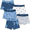 NEXT Ragazzo Confezione da 5 Boxer Aderenti Fantasia Stelle e Strisce Blu 5 Anni-6 Anni
