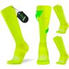 COMPRESSION FOR ATHLETES CFA V1 Calze Compressione Graduata Donna e Uomo | Calze Elastiche Sportive Per Circolazione, Vene Varicose, Gravidanza, Antitrombo, Ciclismo, Running | Made In EU FOR ATHLETES