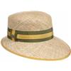 LIERYS Cappello di Paglia Mialia Donna - Made in Italy da Sole con Visiera, Nastro Grosgrain Estate Primavera/Estate - Taglia Unica Giallo