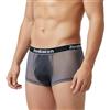 ZAIGELUO Boxer da uomo trasparenti, boxer sexy in mesh per uomini, boxer attraenti e traspiranti, hipster, retroshorts, M