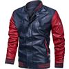 Duohropke Giacca da motociclista, da uomo, impermeabile, antivento, con protezioni, per scooter, motociclisti, Touring, Blu (02 blau), M