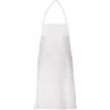 Siry Work, Grembiule da Cucina Unisex Art. Pettorina, 100% Cotone Bianco, Ideale per Donna, Uomo, Cuochi, Fornai, Caffetteria, Bistrot, Ristoratori, Made in Italy