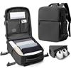 SZLX Zaino Ryanair 40x30x20 Sottovuoto con Pompa Zaino da Viaggio 40x30x20 Wizzair Bagaglio a Mano 40x20x25 Ryanair Donna Borse da Cabina per Easyjet 45x36x20 Uomo Zaino Laptop 14 Pollici Valigia