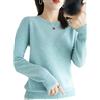 Kelsiop 100% Lana Cashmere Maglione Donne O Collo Pullover Casual Maglia Top Autunno Inverno Cappotto