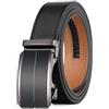 GAEKEAO Cintura Uomo Pelle, Cintura Senza Buchi, Belt Men Regolabile 35mm dal Casual al Formale, Regalo per gli Uomini