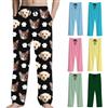 Generic Pantaloni Pigiama Donna Personalizzata Pantaloni Pigiama Personalizzato Uomo con Foto del viso Pigiami Personalizzate con Foto Regali Divertenti Natale per Lui o Lei Coppia Famiglia e Amici