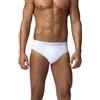 o-day Liabel | 6 Slip Uomo Cotone Bianco Nero e Colorati Mutande Uomo Pack con Cuciture Rinforzate Set Intimo Uomo Slip con Elastico Esterno Male Underwear (XL, Bianco)