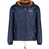 Geographical Norway - Giacca a vento impermeabile da uomo Blu XXL