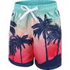Aisyee Costume da bagno per ragazzi, pantaloncini da bagno, ad asciugatura rapida, da spiaggia, stile Hawaii, 5-14 anni, 15-16 anni
