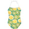 Spowatriy Costume da bagno intero per bambine, costume da bagno da spiaggia per bambini da 1 a 10 anni