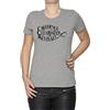 Erido Creedence Clearwater Revival Donna Girocollo T-Shirt Grigio Maniche Corte Dimensioni S Women's Grey T-Shirt Small Size S