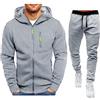 MJGkhiy Tuta Uomo Completa Taglie Forti Sportive 2 Pezzi Felpa Con Cappuccio E Pantalone Tuta Completo Palestra Tennis Giacca Tuta Con Zip Tute Uomo Firmate Taglie Forti Tute Da Ginnastica Running