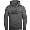 Grin&Bear GEC543 - Felpa con cappuccio e tasca sulle maniche, antracite., L