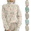 Generic Maglione da donna natalizio a collo alto, maglione natalizio da donna, a maglia, divertente, casual, stampato, comoda felpa di Natale, per autunno e inverno