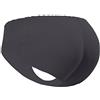 Everbellus Dona Mutande Imbottite Slip Push Up Glutei Nero Large