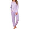 Uniexcosm Pigiama Donna Lungo, Colori Assortiti | Composizione secondo il modello: 95% cotone e 5% elastan oppure 65% cotone, 30% poliestere e 5% elastan