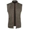 LIUYUYOUGO Gilet da Uomo Inverno,Cardigan Senza Maniche Lavorato A Maglia da Uomo con Cerniera Completa Collo Alto Canotta con Tasche Leggero Giacca Cardigan Casual Autunnale Maglione Top Gillet