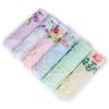 JukLoos Set di 6 fazzoletti in 100% cotone morbido tasca fazzoletti per uomini e donne fazzoletti confezione regalo