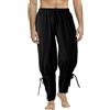 COSDREAMER Pantaloni da Pirata Vichingo medievali per Uomo,
