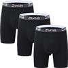 JINSHI Boxer bambù Lungo Uomo Mutante Intimo Pantaloncini Microfibra Slip Trunk Pacco di Grande Taglia