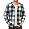 COOFANDY Camicia termica invernale in flanella da uomo, a quadretti, da falegname