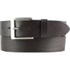 BELTINGER Cintura per jeans in pelle bovina pieno fiore 4 cm | di alta qualità cintura in pelle per uomo 40mm | cintura da uomo prodotto in Italia