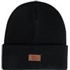Levi's all- Season Hero Beanie Soft Knit Cuffed Winter Hat, Warm & Comfortable Everyday Style Berretto, Etichetta Nera, Taglia Unica Unisex-Adulto