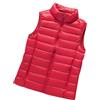 HAXNOHEY Gilet Piumino Leggero Donna Imbottito Smanicato Trapuntato Giubbino Giacchetto Giacca Invernale Senza Maniche Rosso XXL