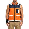 Generico Gilet da Lavoro Uomo Estivo Alta Visibilità con Multitasche Gilet Tattico Catarifrangente Versatile Giubbotto Smanicato Officina Leggero Traspirante per Attività All'Aperto, Cantieri, Pattugli,XXL