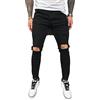 Osheoiso Jeans Uomo Pantaloni Slim Fit Strappato Stretch Jeans Skinny Ripped Casual Dritti Jeans Denim Zip Pantaloni Hip Hop Nero Cargo Pantaloni Moda Chino Pantaloni