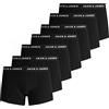 JACK & JONES JACBASIC Trunks 7 Pack Boxer a Pantaloncino Uomo, Nero, XL