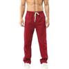 HOEREV Pantaloni Casual da Uomo in Lino