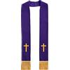 BLESSUME Chiesa Clero Pastore Attraversare Ricamato Stola