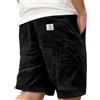 Generico Pantaloncini Uomo Cargo Estivi Pantaloncini Velluto a Coste con Tasche e Coulisse Casual Leggeri Pantaloni Corti da Lavoro Elastico in Vita Bermuda Cargo Sportivi Taglie Forti Shorts Larghi Moda 2026