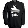 MAGLIERIA CONFORTI Felpa di Goku Girocollo Vegeta Super Sayan Unisex Adulti Uomo Donna Ragazzo Ragazza