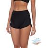 Leovqn Periodo Costumi da Bagno Pantaloncini mestruali a Prova di perdite Costume da Bagno Fondo Bikini Incorporato Impermeabile UV 50 + Adolescenti Ragazza, Nero M