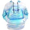 Sawhonn Simpatico Leone Marino Blu Foca Felpa con Cappuccio Uomo Donna 3D Stampa Felpe Pullover Sweatshirt Hooded Hoodie per Ragazzi Ragazze