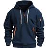 MEDUOLA Uomo Felpa con Cappuccio Felpa con Zip Ragazzi e Uomini Felpa con Zip Tasca Multifunzionale Felpa con Cappuccio Jogging Pullover