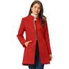 Allegra K Coat Caban Donna | Caldo peacoat casual, versatile abbigliamento quotidiano da ufficio, vestibilità ampia e rilassata, elegante dettaglio
